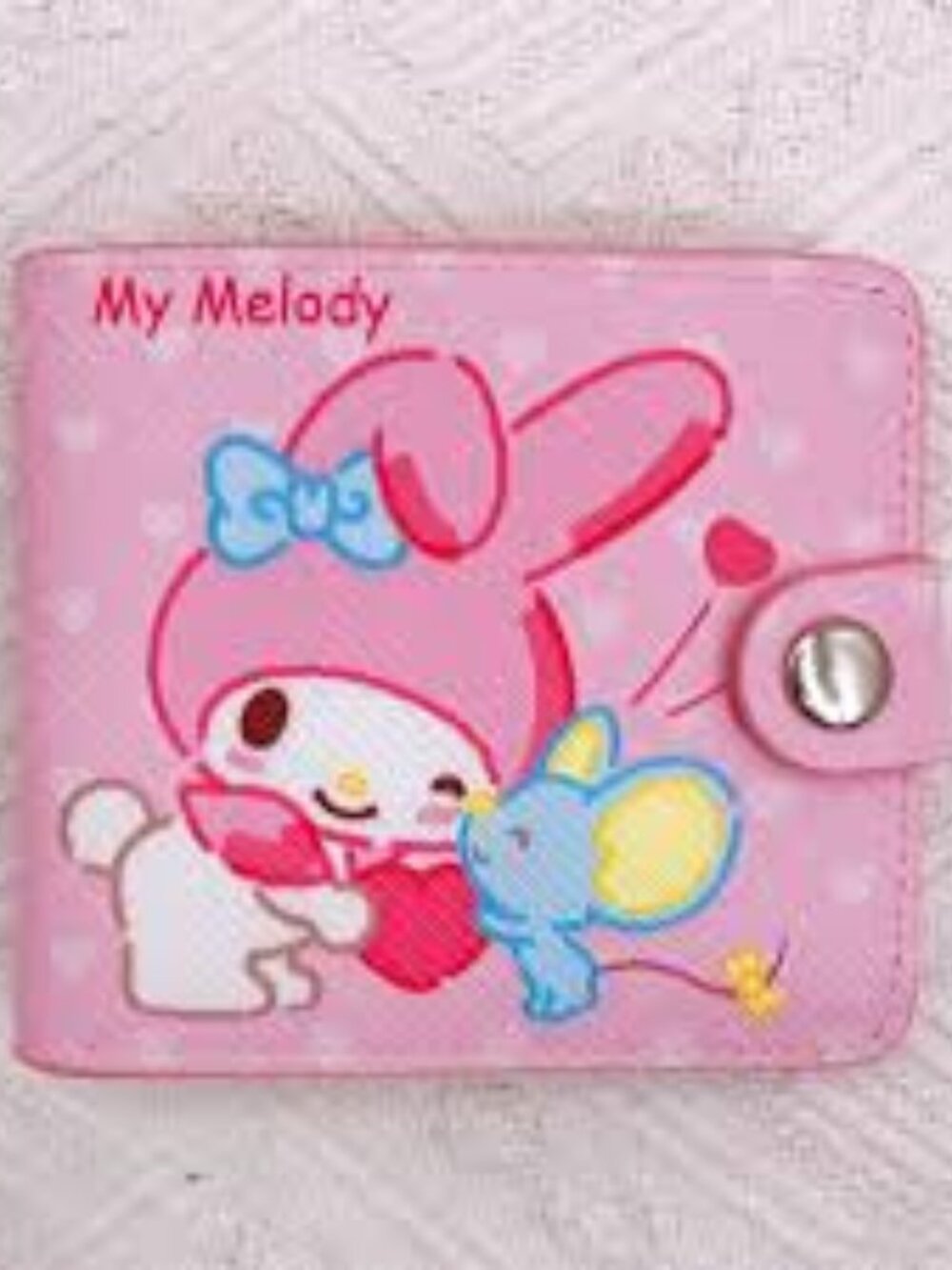 My Melody Kissed By Flat Heart Wallet